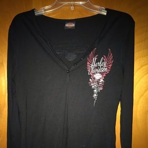 Ladies Harley long sleeve tee